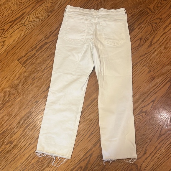 Re Imagined by J Crew Woman’s White Slim Boyfriend Jeans Size 30 - Picture 5 of 8